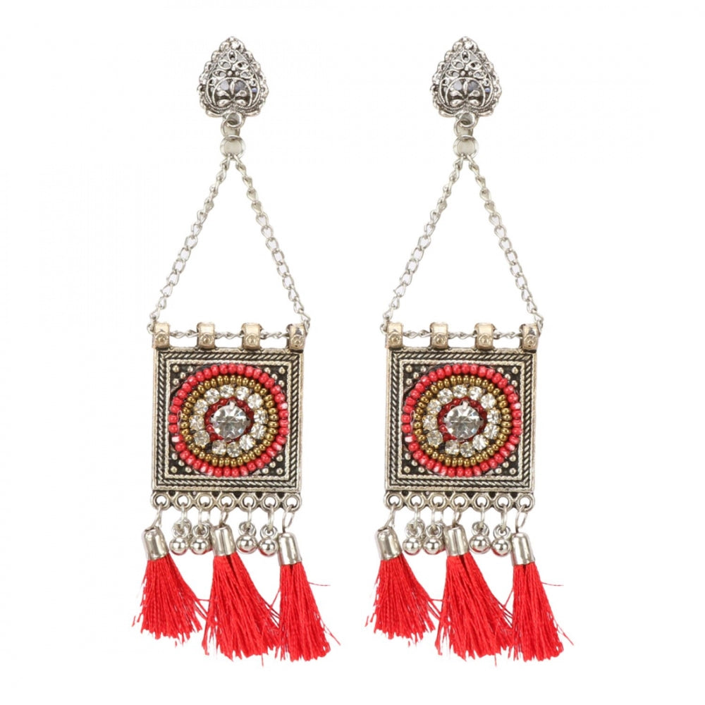 Designer Choker German Silver Oxidized Necklace Set with Earrings