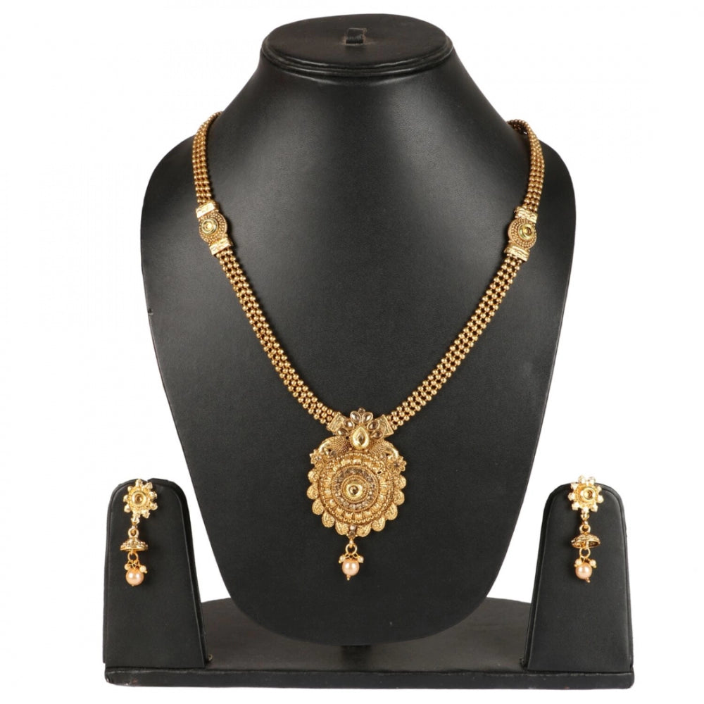 Elegant Inspired Traditional Gold Plated Necklace