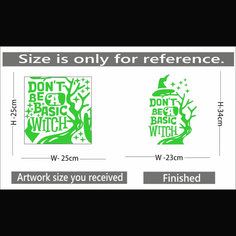 Amfyn Green Decorative Radium Wall Sticker