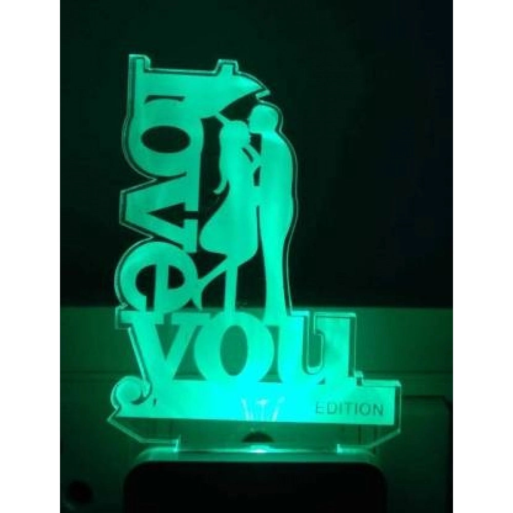 Amfyn Love you Couple AC Adapter Night Lamp
