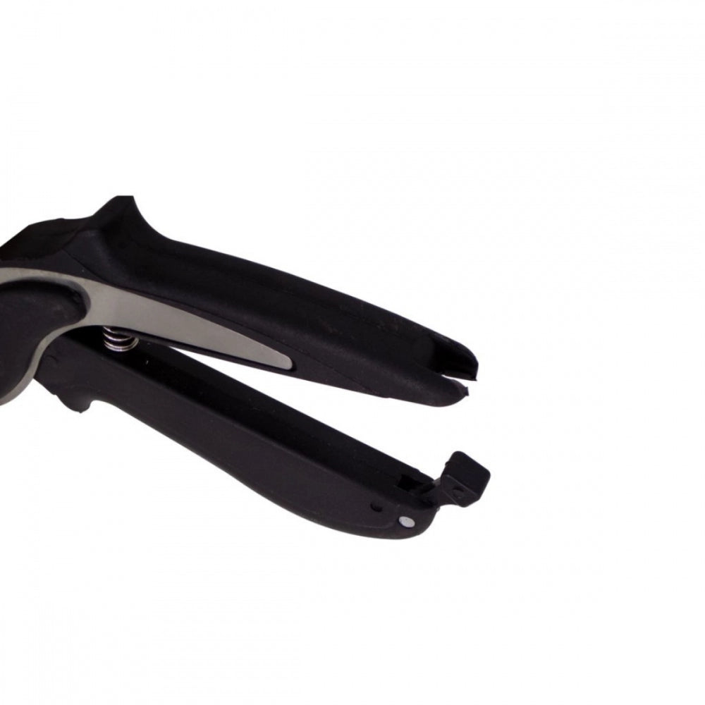 Amfyn Pack Of_2 Clever Cutter 2 In 1 Food Chopper Slicer Dicer Vegetable Fruit Cutter (Color: Assorted)