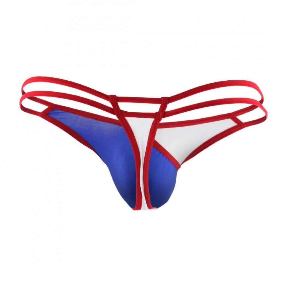 Amfyn Men's Cotton Spandex Foxy Dude Thongs Underwear (Multi)