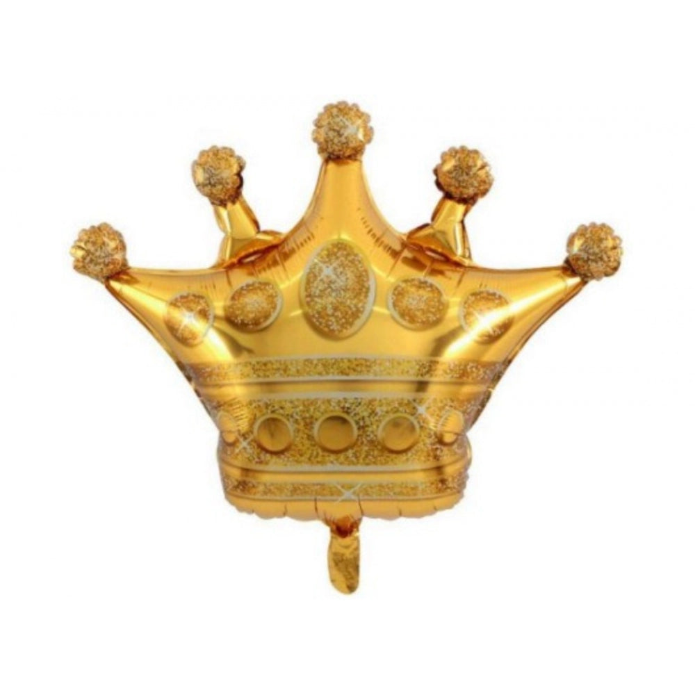 Fashion Black Gold Birthday Party Decoration Set Of Banner And Balloons (Multicolor)