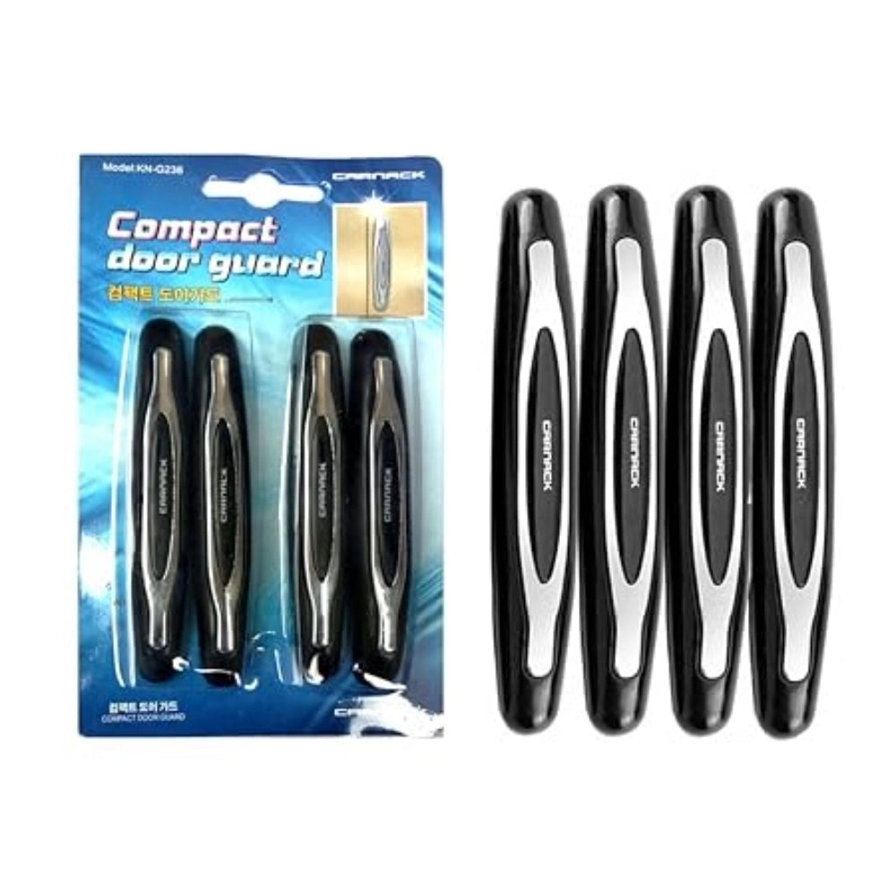 Amfyn Pack Of 4 Compact Microfibre Car Door Guard (White)