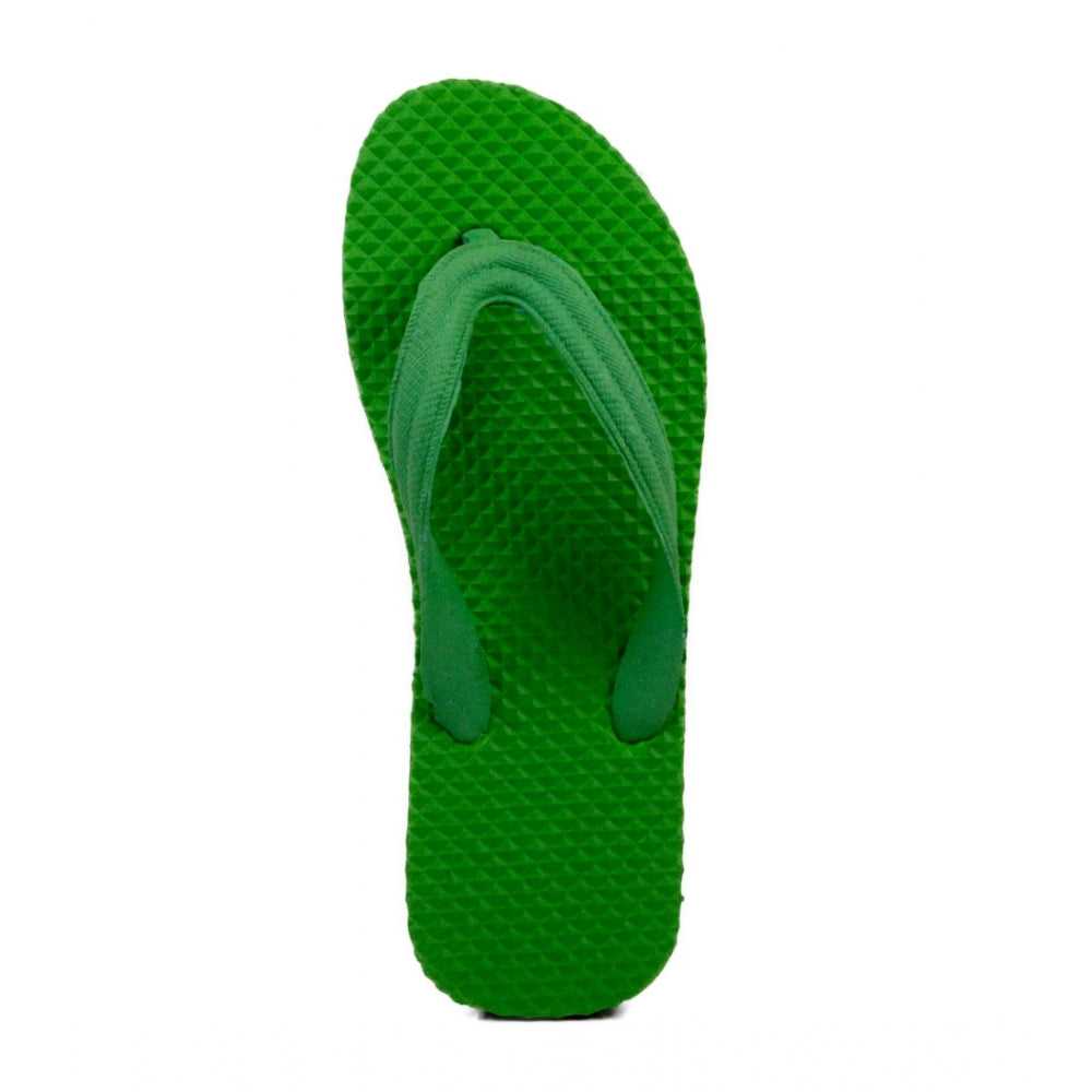 Fashion Unisex Textured Lightweight Flip-Flop Hawai Slipper (Green)