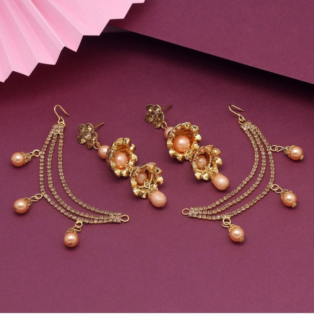 Fashion Women's Gold Color Bahubali Earrings