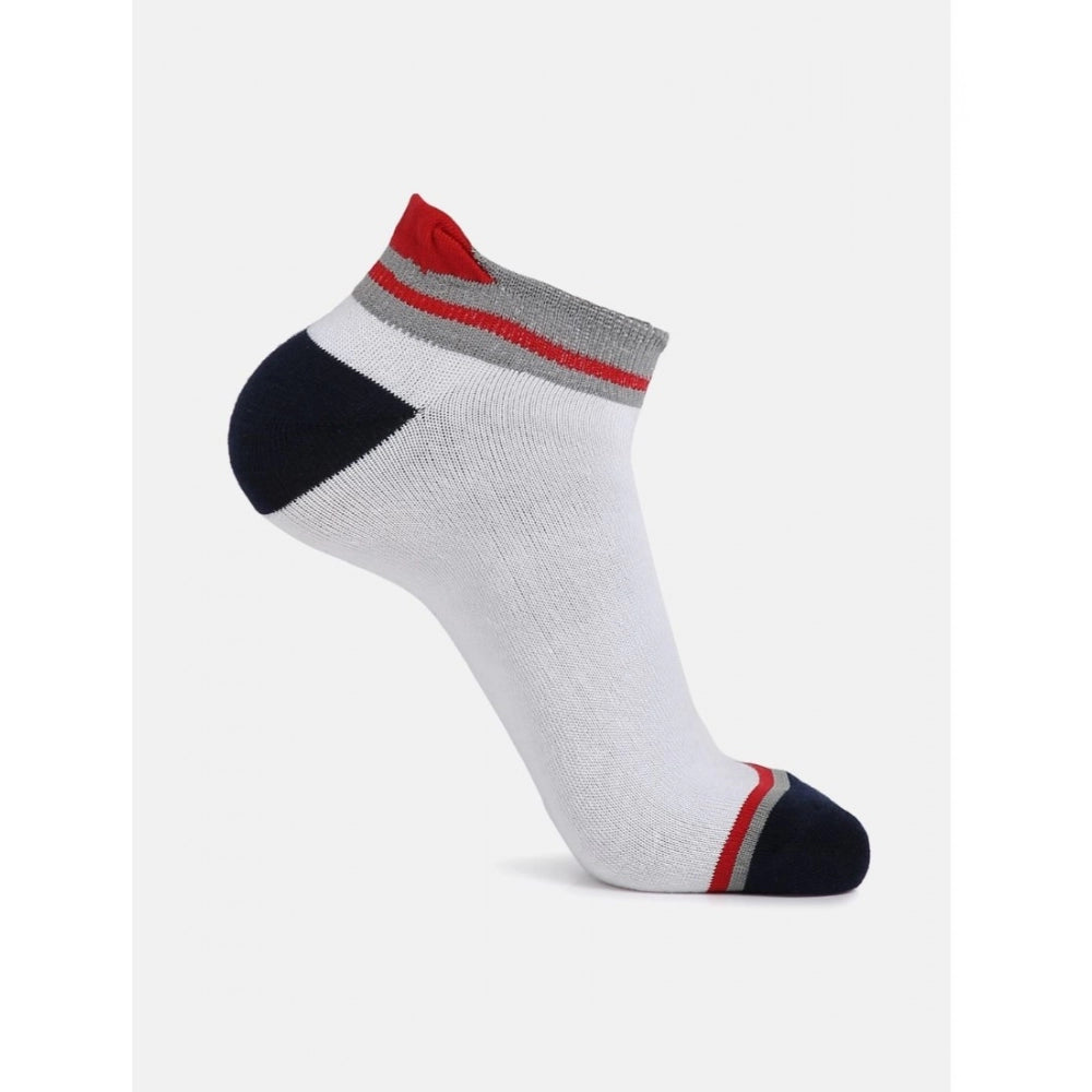 Amfyn 5 Pairs Unisex Casual Cotton Blended Printed Ankle length Socks (Assorted)