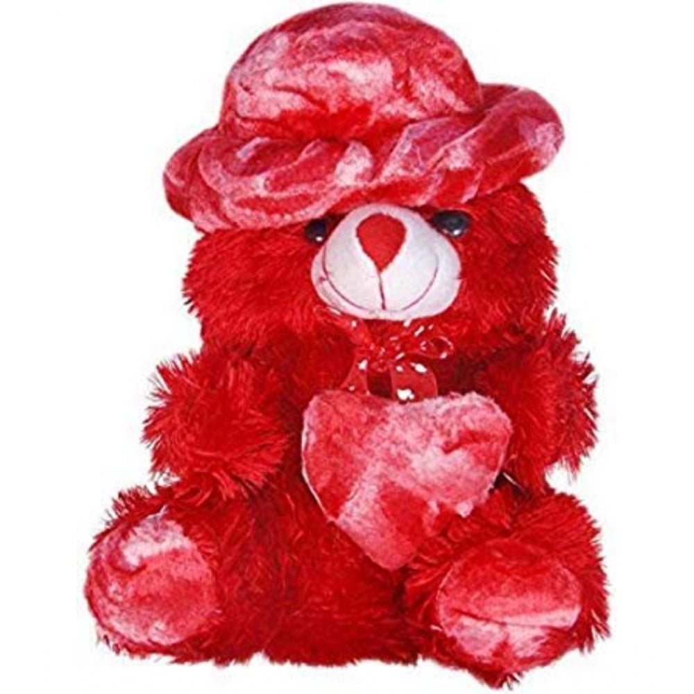 Amfyn Teddy Bear with Heart and Cap (Red)