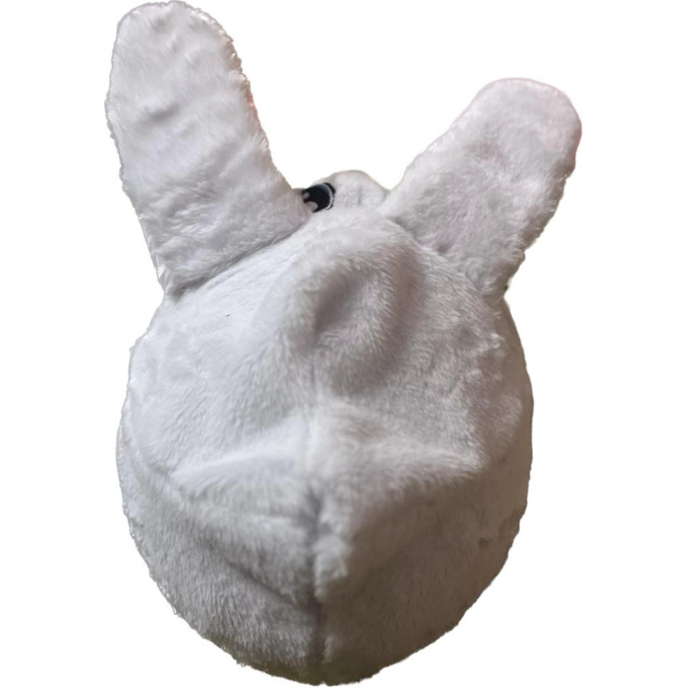 Amfyn Plush Animal Helmet Covers (White)