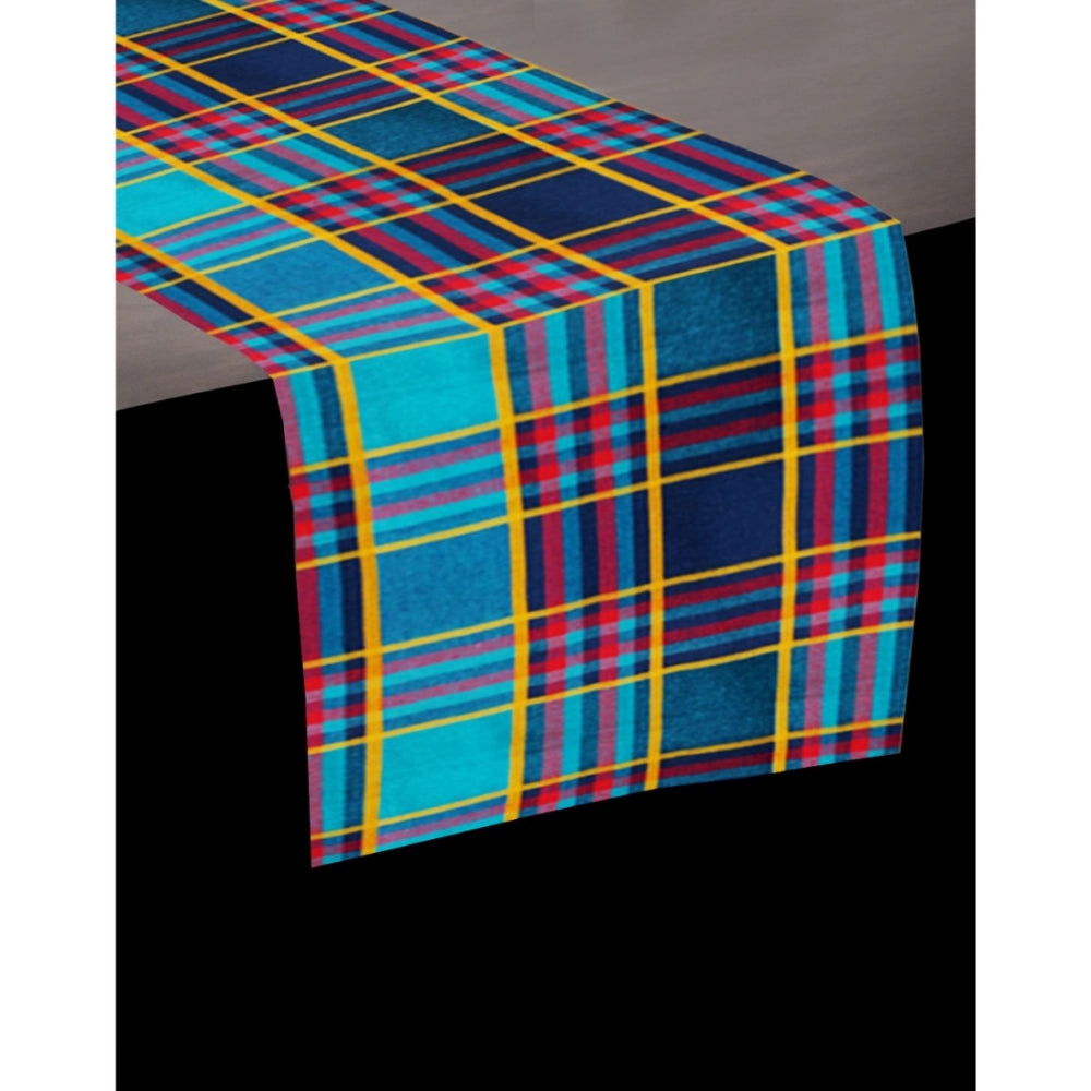Amfyn Checked Cotton Table Runners (Multicolor)
