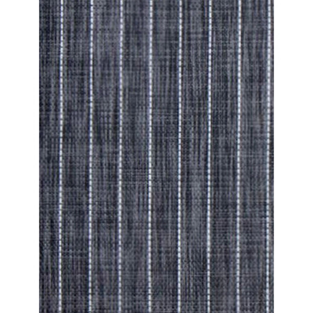 Amfyn striped Vinyl Place Mats Sets (Black & White)