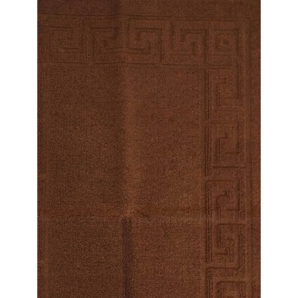 Fashion Solid Cotton Hotel Bathmats (Brown)