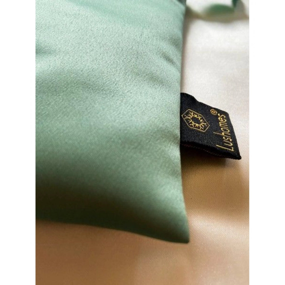 Fashion Solid Satin Silk Eyemasks (Green)