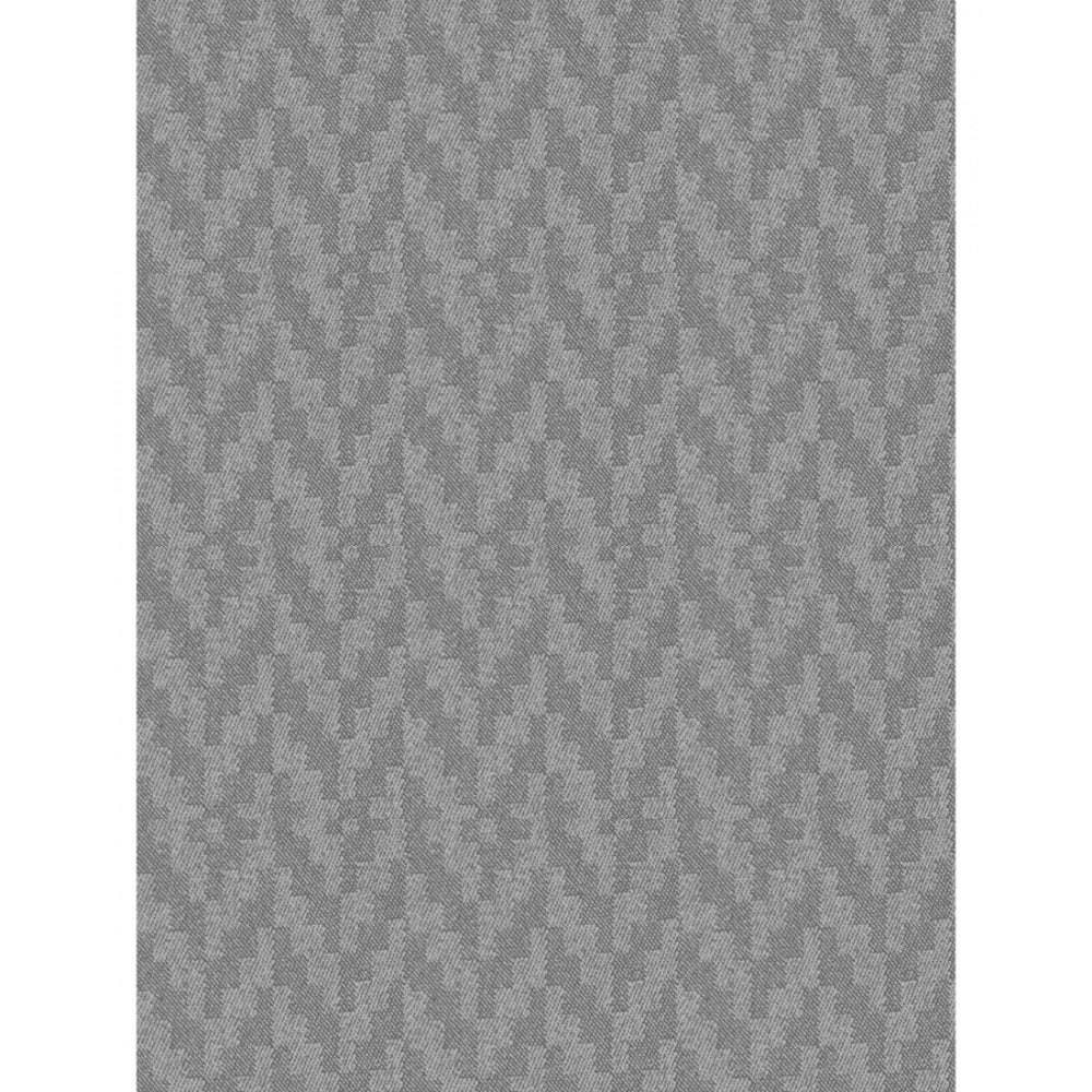 Amfyn Waves Polyester Plain Shower Curtains with Plastic Eyelets (Dark Grey)