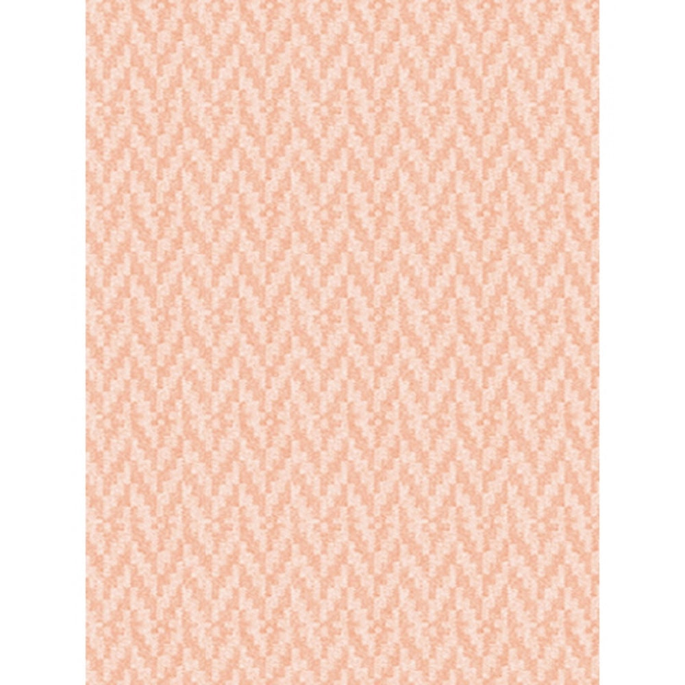 Amfyn Waves Polyester Plain Shower Curtains with Plastic Eyelets (Peach)