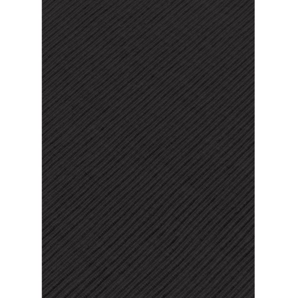 Amfyn Ribbed Cotton Table Runners (Black)