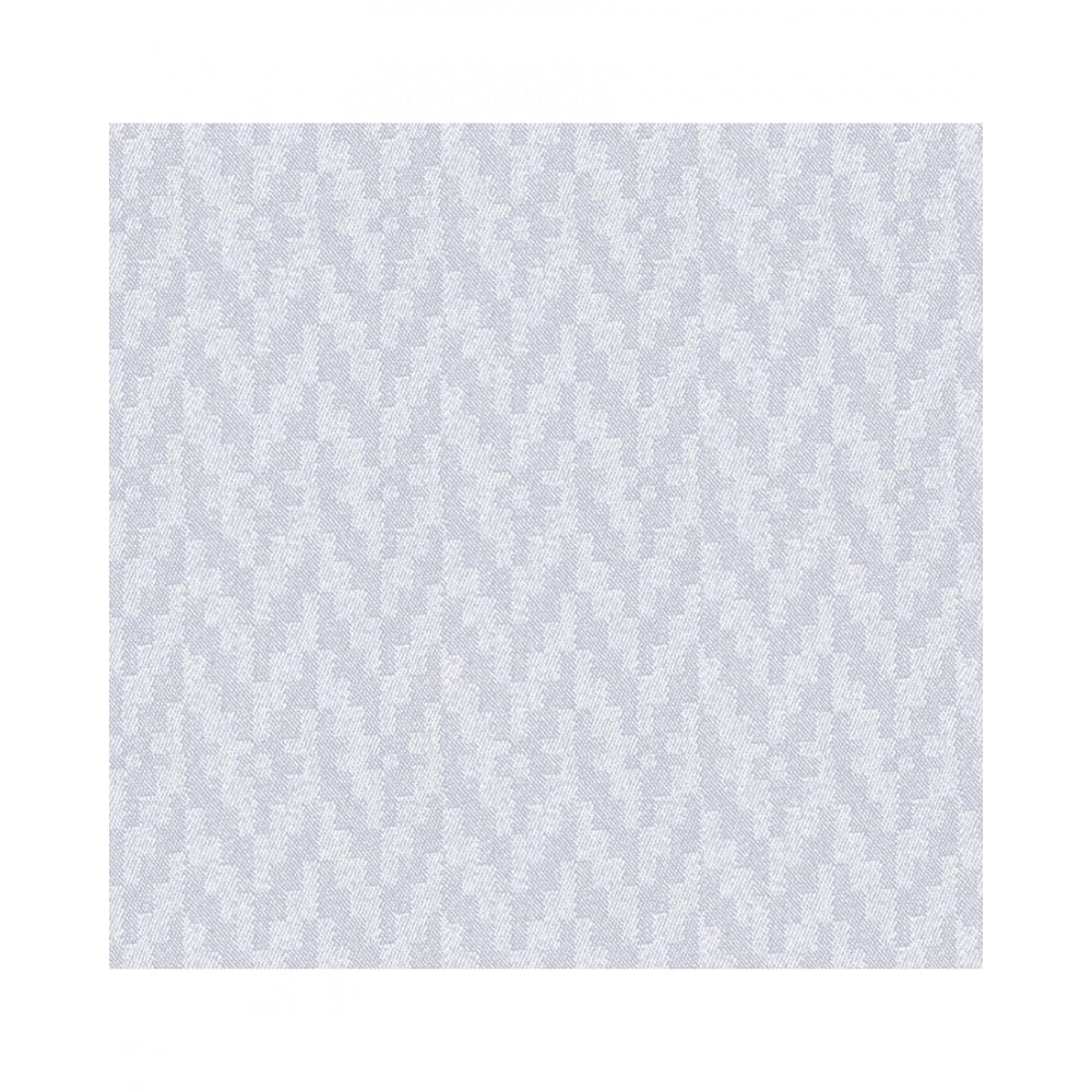 Amfyn Waves Polyester Plain Shower Curtains with Plastic Eyelets (White)