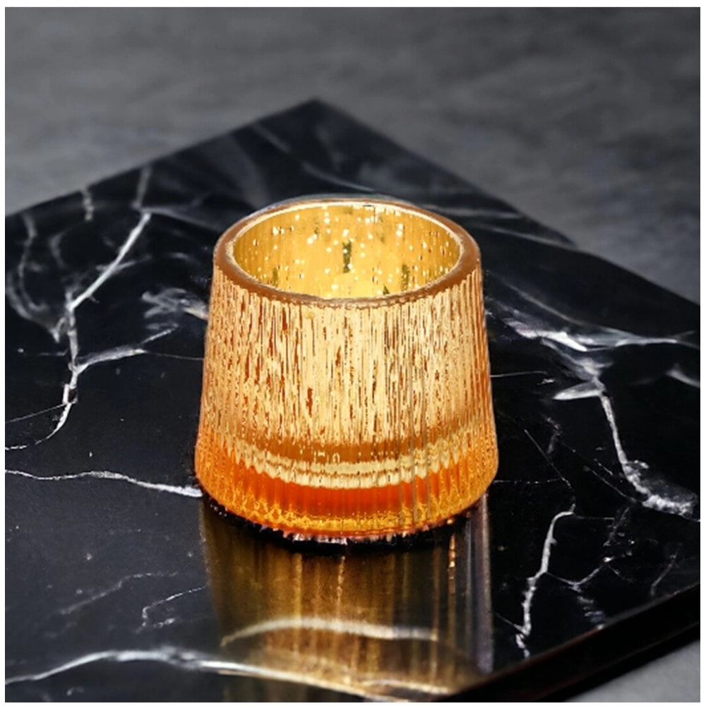 Amfyn Glasseam Votive Tea Light Holder (Gold)