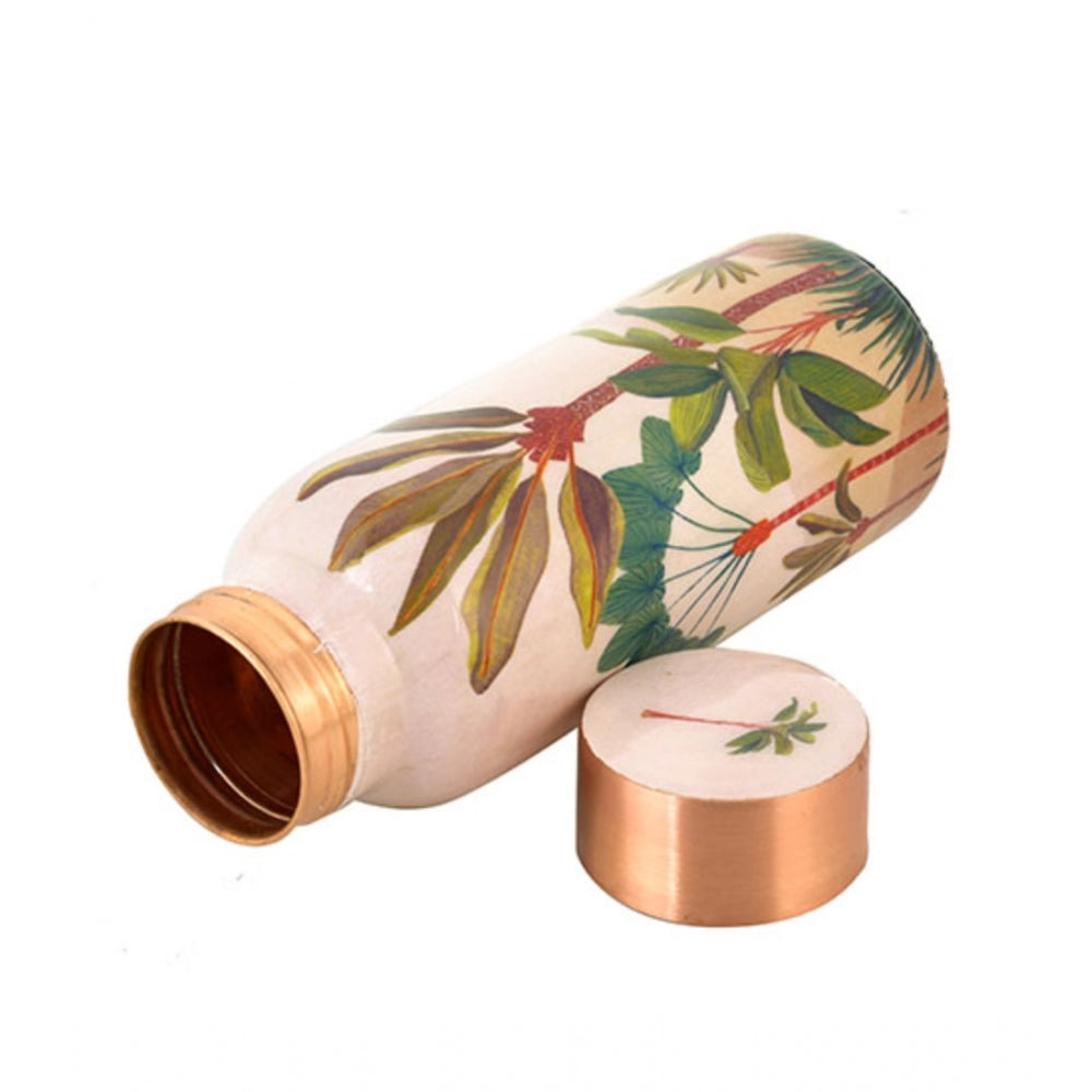 Amfyn Dessert Printed Copper Bottle 500Ml (Multicolor)