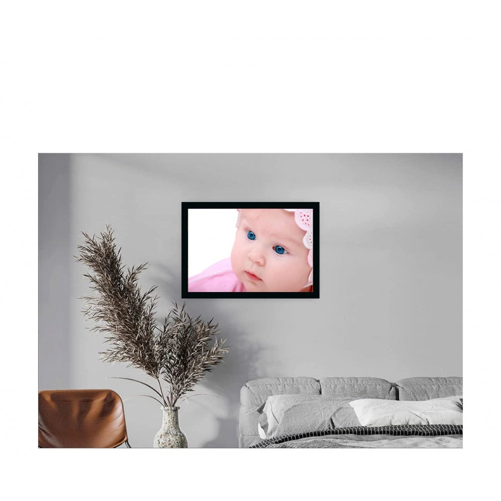 Fashion Baby Photo Painting with Synthetic Photo Frame (Multicolor)