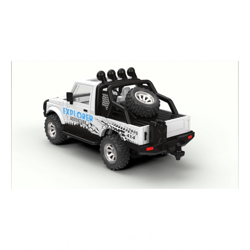 Amfyn Plastic Maruti Gypsy Sports Die Cast Model Open Ranger Jeep (Assorted)
