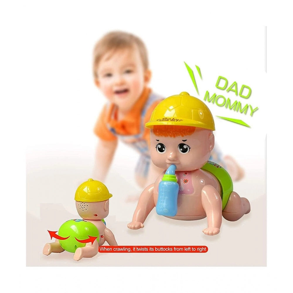Amfyn Plastic Walking With Lights And Sound Musical Toy For Kids (Assorted)