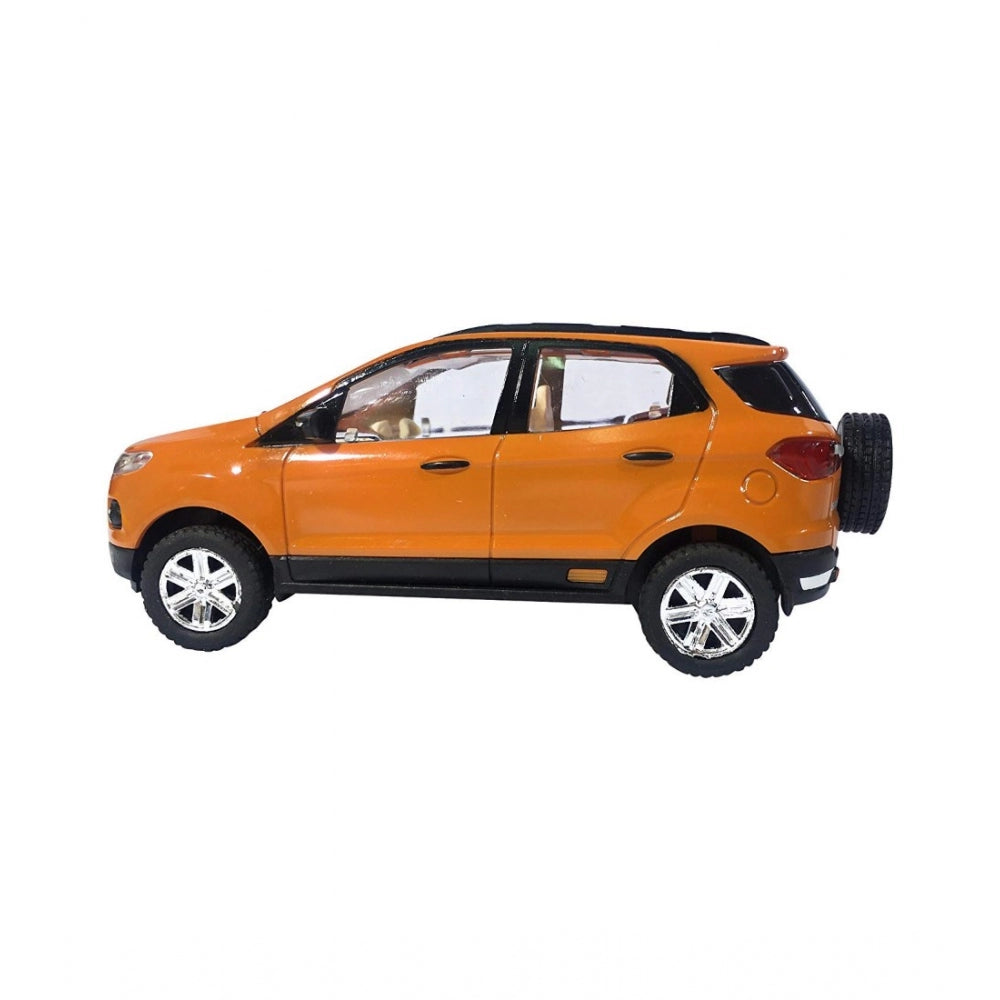 Amfyn Plastic Pull Back Action Spotz Echo Suv Model Car (Orange)