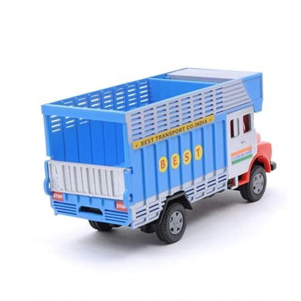 Amfyn Plastic Public Truck Toys (Red & Blue)