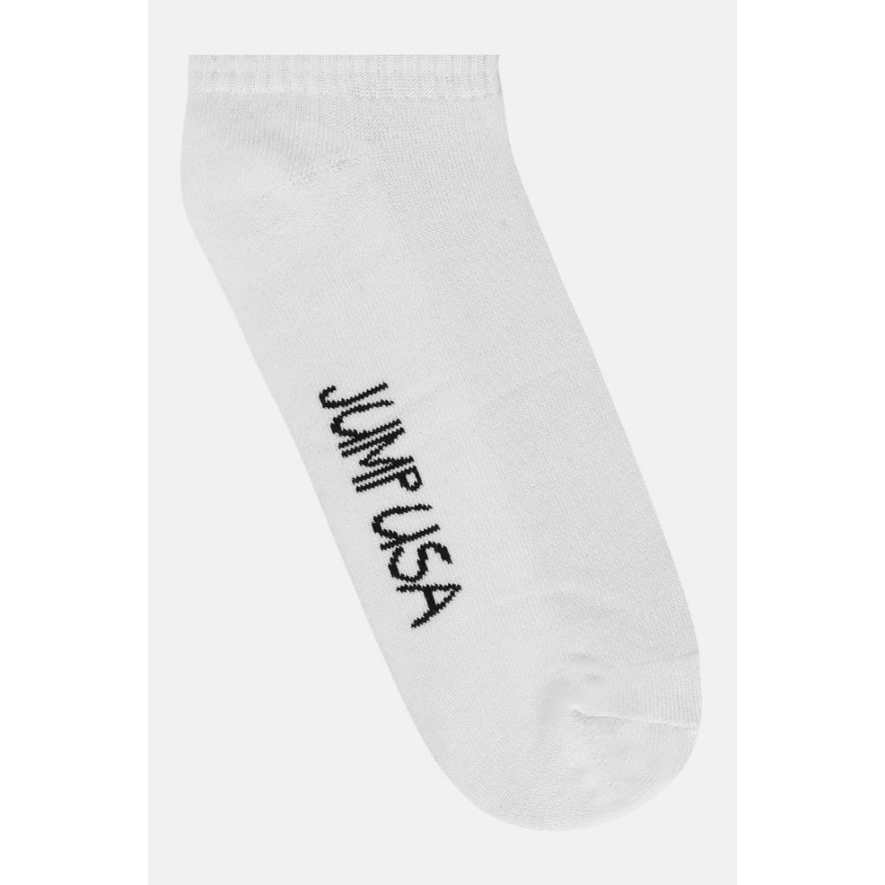 Amfyn Men's Printed Cotton Spandex Ankle Length Socks (Assorted)