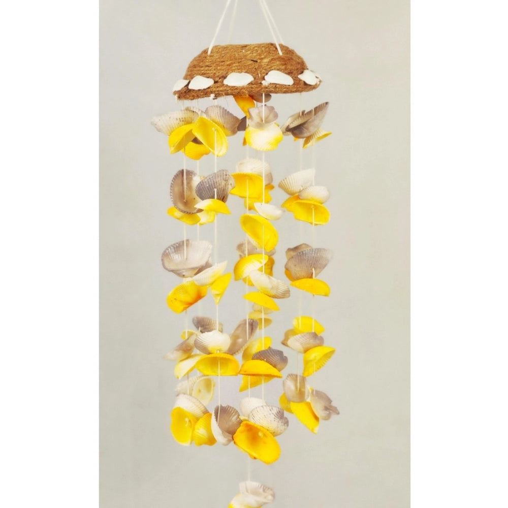 Amfyn Seashell Shellkrafts Home Decor (Yellow)