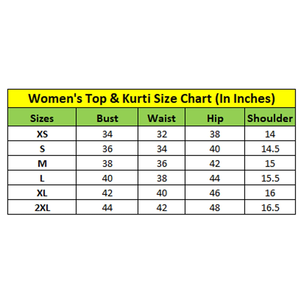 Amfyn Women's Georgette Embroidery 3-4th Sleeve V-Neck Kurti (Purple)