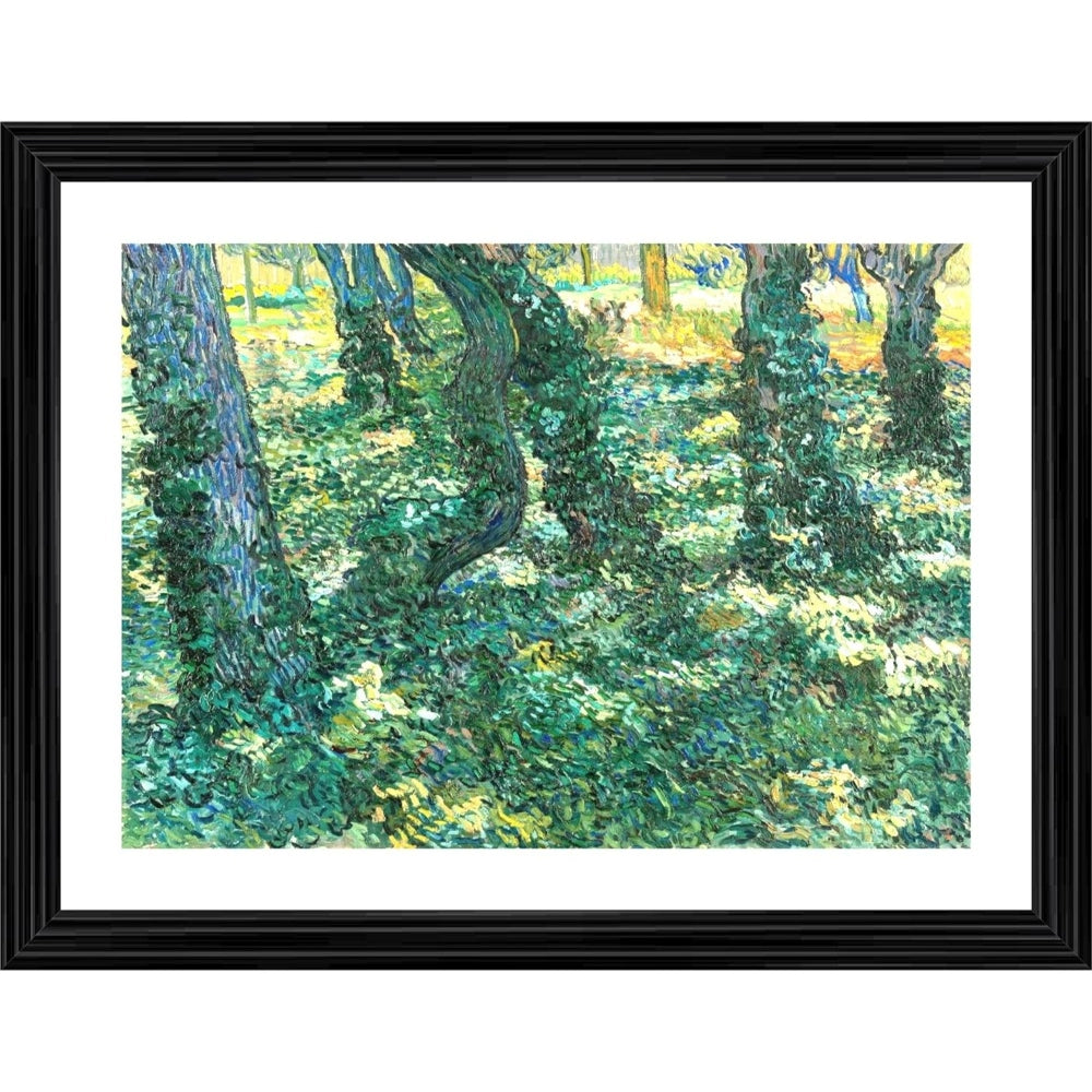 Amfyn Undergrowth 1889 Painting With Wood Photo Frame (Multicolor)
