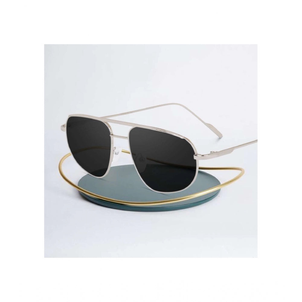 Amfyn Classic Unisex UV400 Protection Sunglasses (Silver)