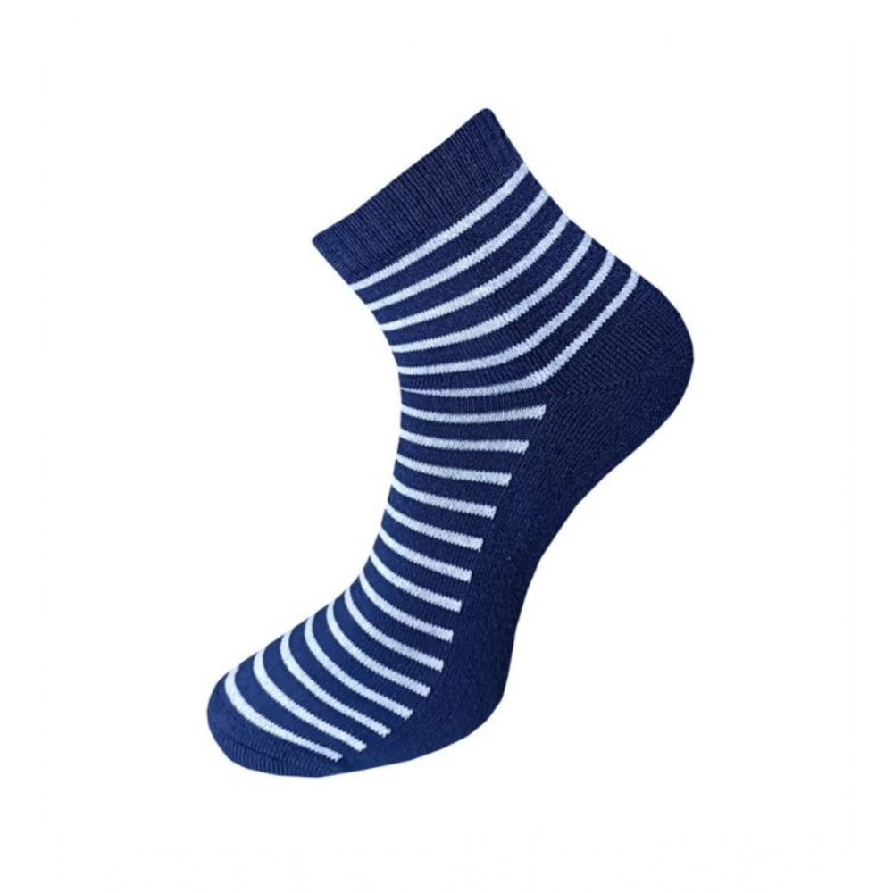 Amfyn 3_Pair Set Unisex Casual Cotton Printed Ankle Length Socks (Multicolor)