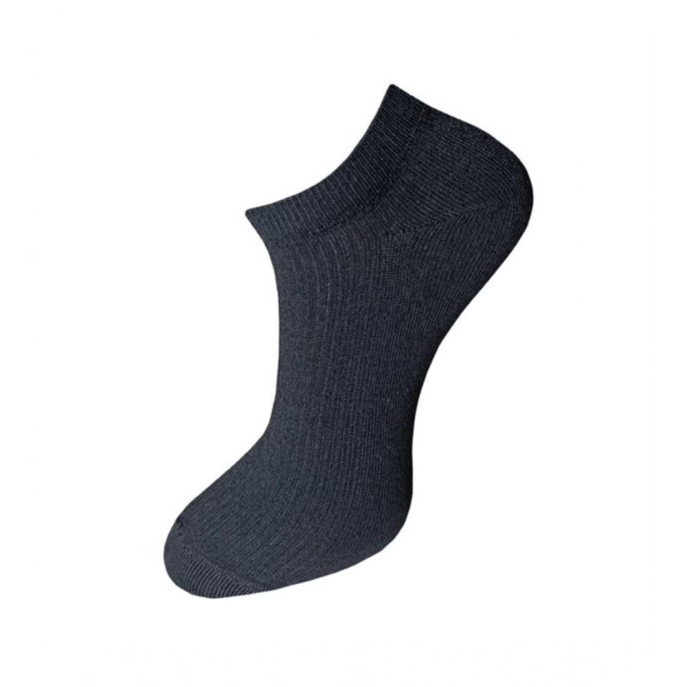 Amfyn 3_Pair Set Unisex Casual Cotton Solid Ankle Length Socks (Multicolor)