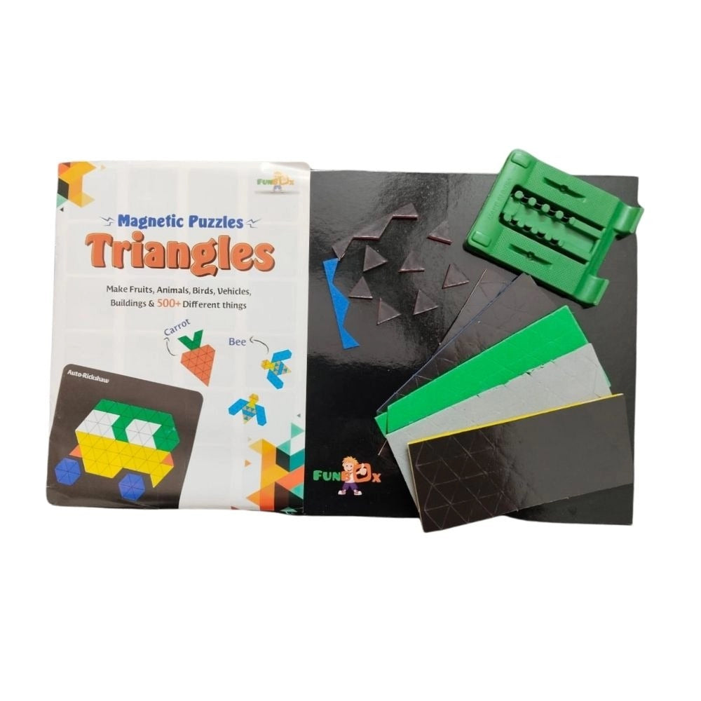 Magnetic Puzzle Triangle | Cardboard | Educational Toys| 3+ Years