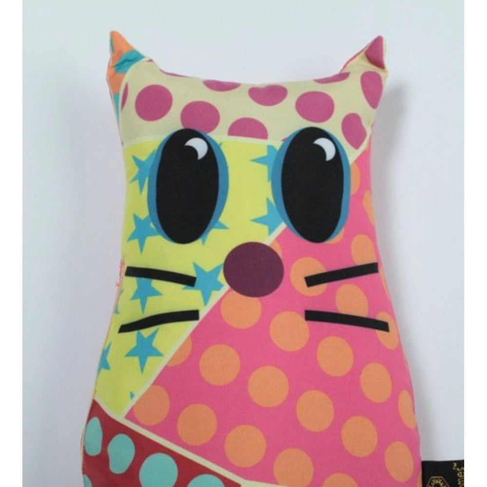 Amfyn Polyester Printed Fancy Kids Cushions (Multicolor, Size: 15x11 In)