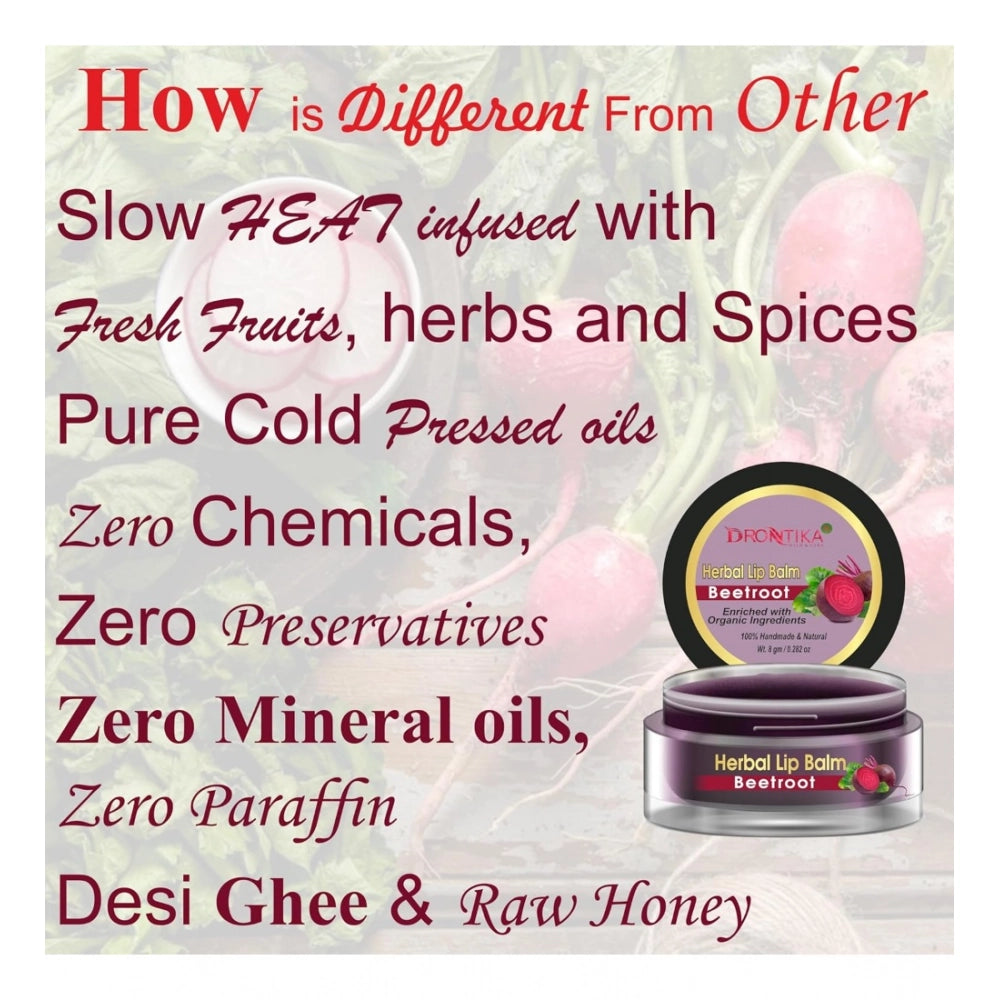 Amfyn Unisex Herbal Dark And Chapped Lips Beetroot Lip Balm (10gm)