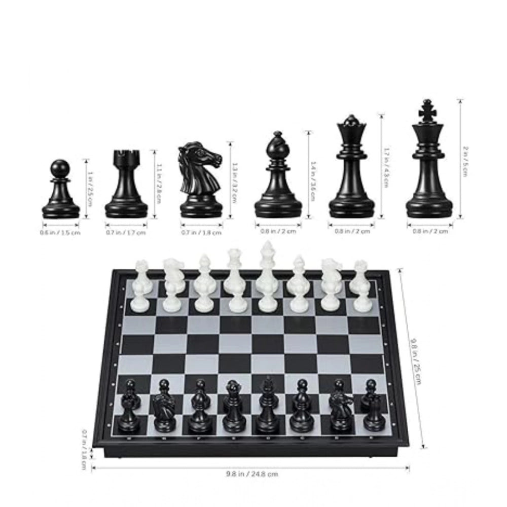 Amfyn Plastic Chess Board Game For Kids And Adults (Multicolor )