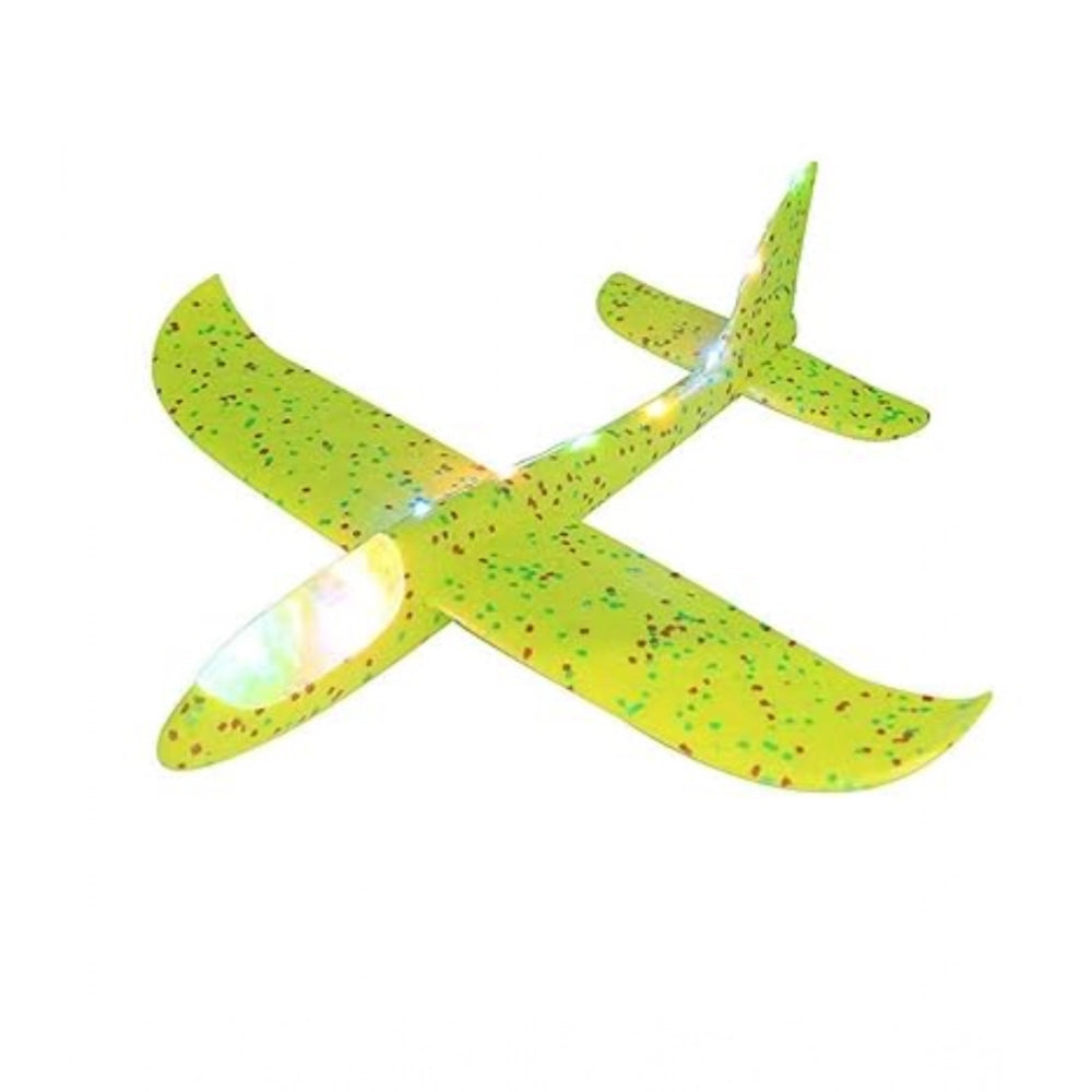 Amfyn Plastic 3D Throw Foam Plane Aeroplane Gliders, Flying Aircraft Pack Of 1 (Multicolor )