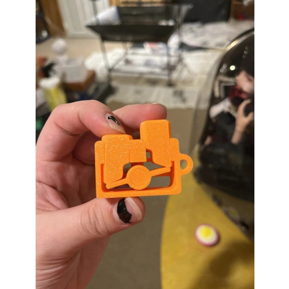 Amfyn Plastic Pack Of_2 Micro Pop Switch Fidget - Print in Place (Multicolor)