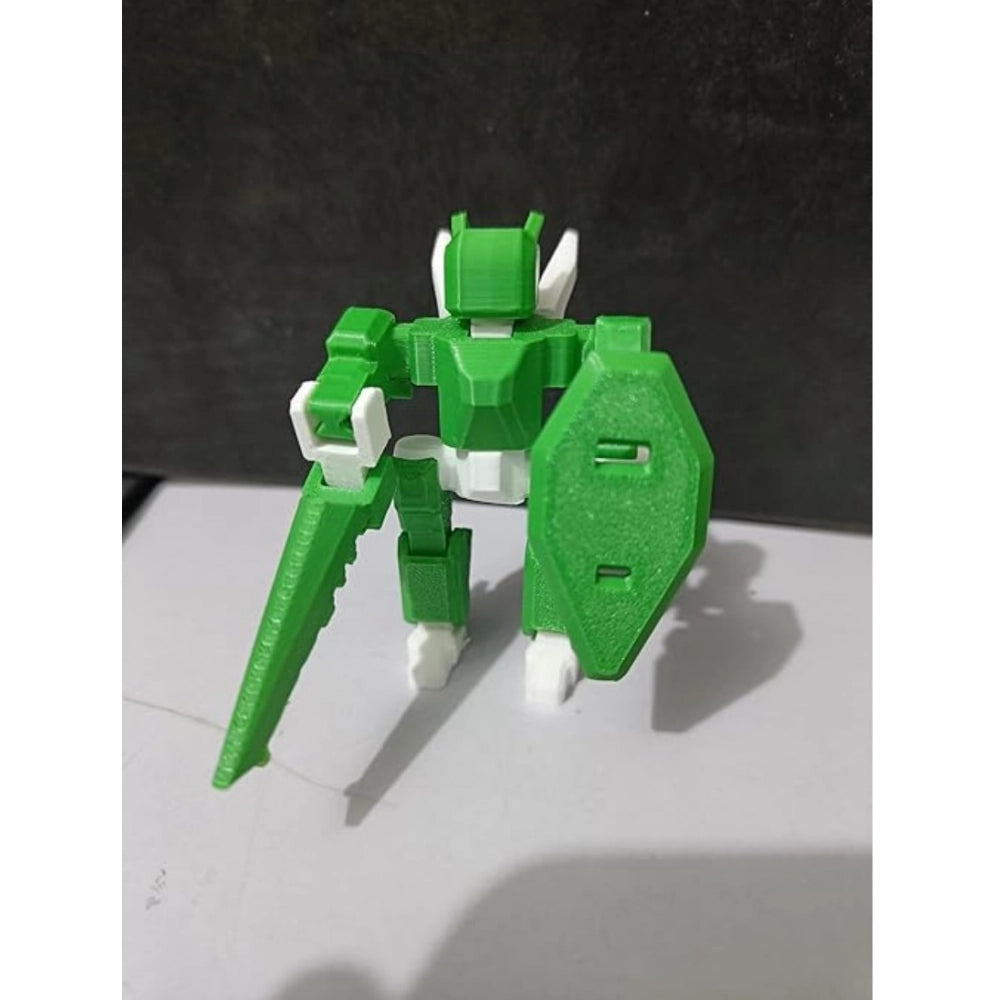 Amfyn Plastic 3D Model Robot Action Figure Kit for Kids (Multicolor)
