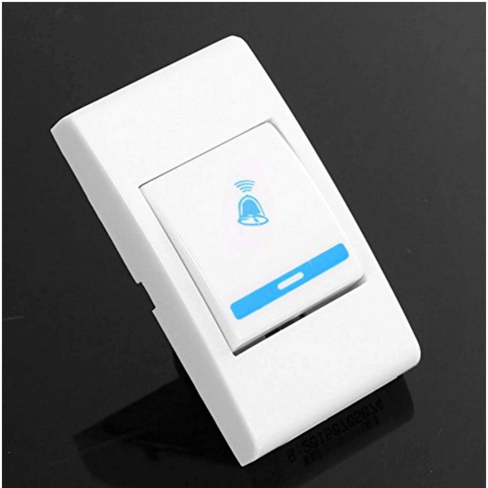 Amfyn Plastic Wireless Doorbell - Long Range Over 100 Ft (Multicolor)