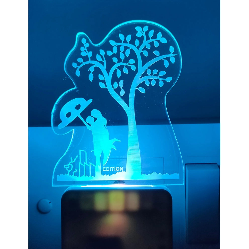 Amfyn Romantic Couple Under Tree AC Adapter Night Lamp