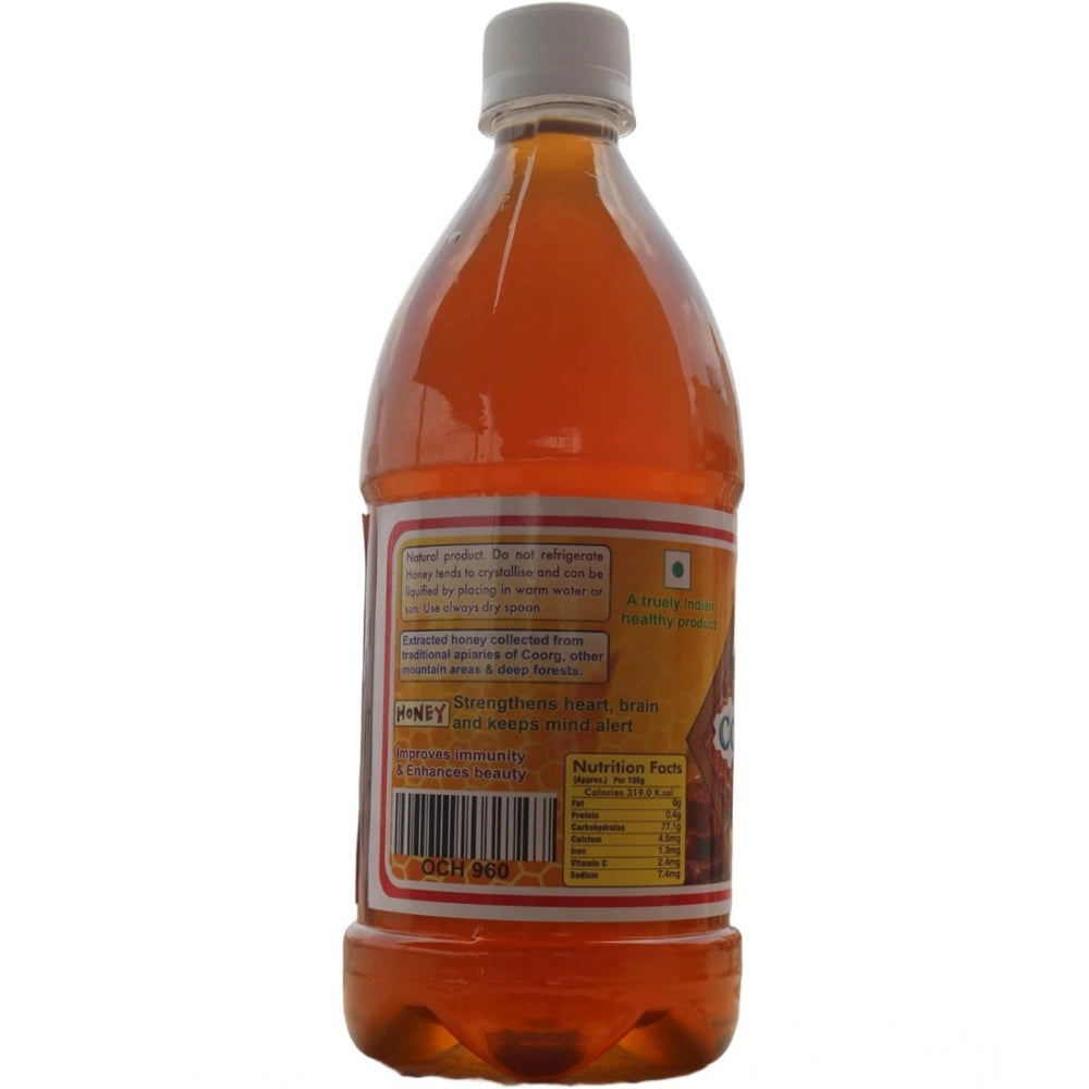 Amfyn Kaivalya Coorg honey bottle with amber honey and nutrition panel