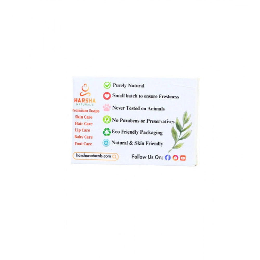 Amfyn Pack Of_2 Harsha Naturals - Tulsi Soap (100GM)
