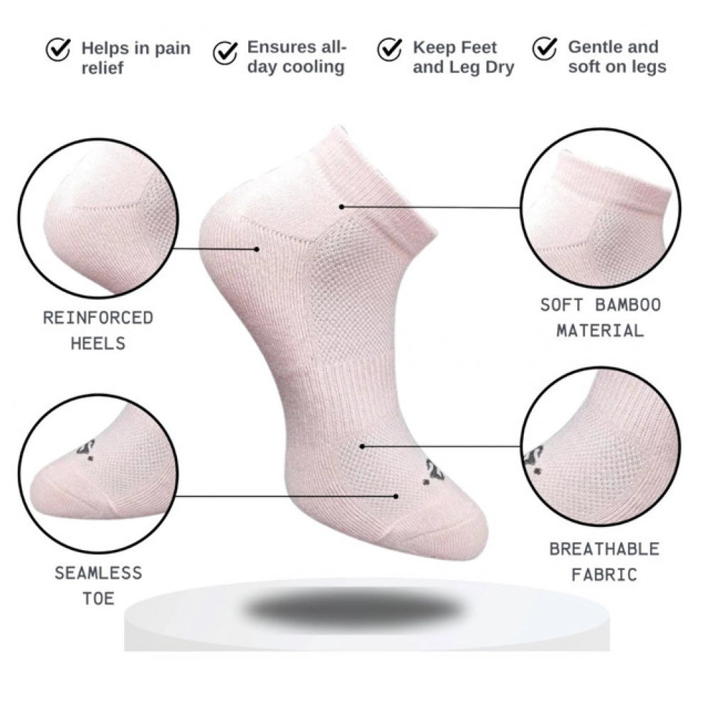 Amfyn 3_Pair Set Unisex Casual Cotton Printed Low Cut Socks (Multicolor)