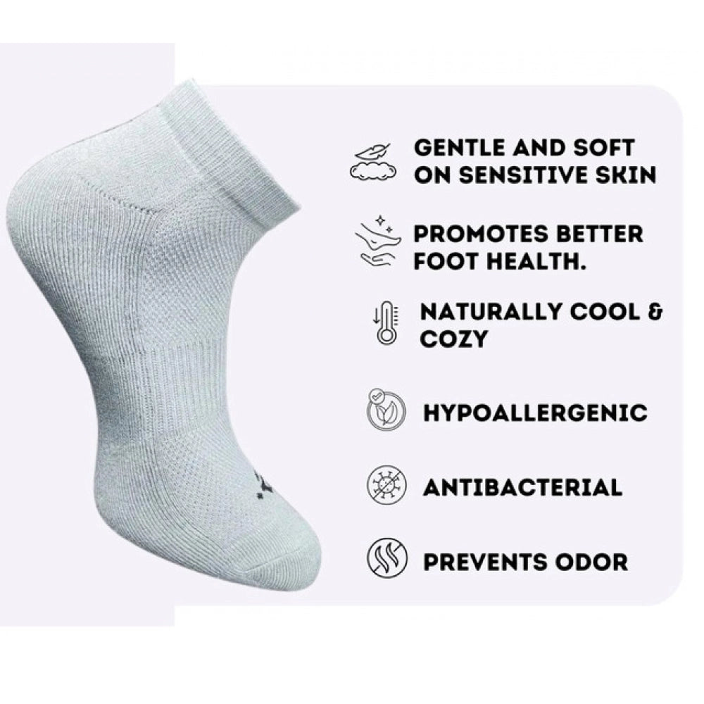 Amfyn 3_Pair Set Unisex Casual Cotton Printed Low Cut Socks (Multicolor)
