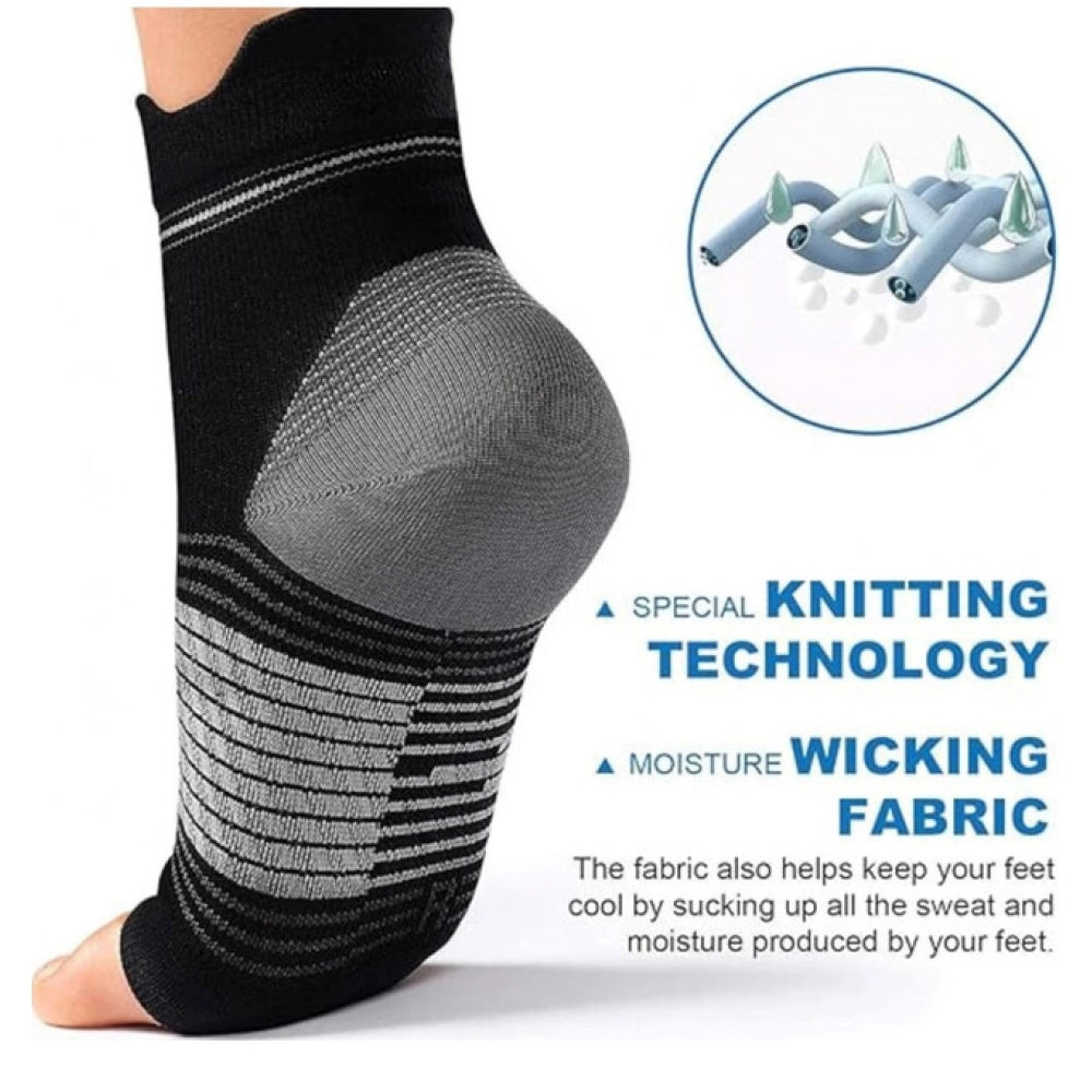 Amfyn 3_Pair Set Unisex Casual Cotton Printed Ankle Length Support Socks (Multicolor)