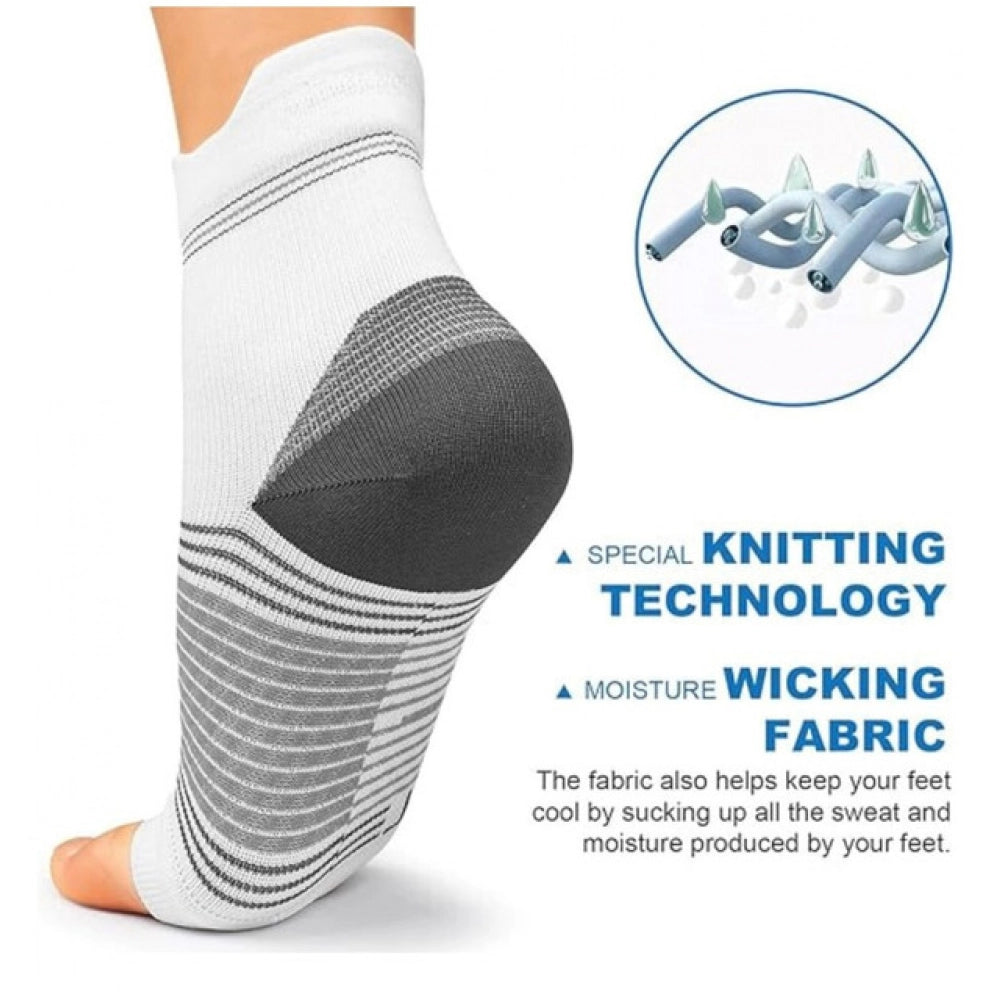 Amfyn 3_Pair Set Unisex Casual Cotton Printed Ankle Length Support Socks (Multicolor)